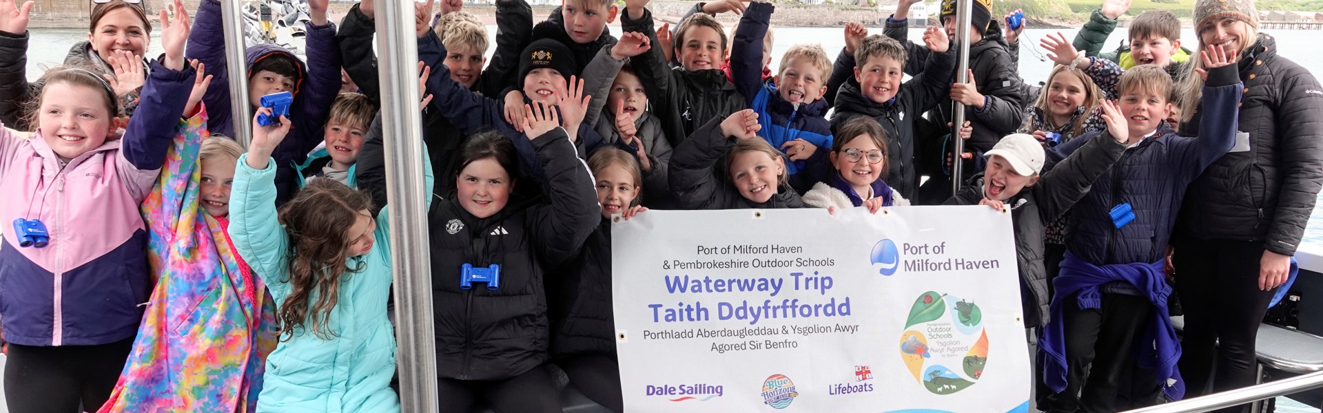 Pupils From Cleddau Reach VC School Enjoy A Trip On The Milford Haven Waterway
