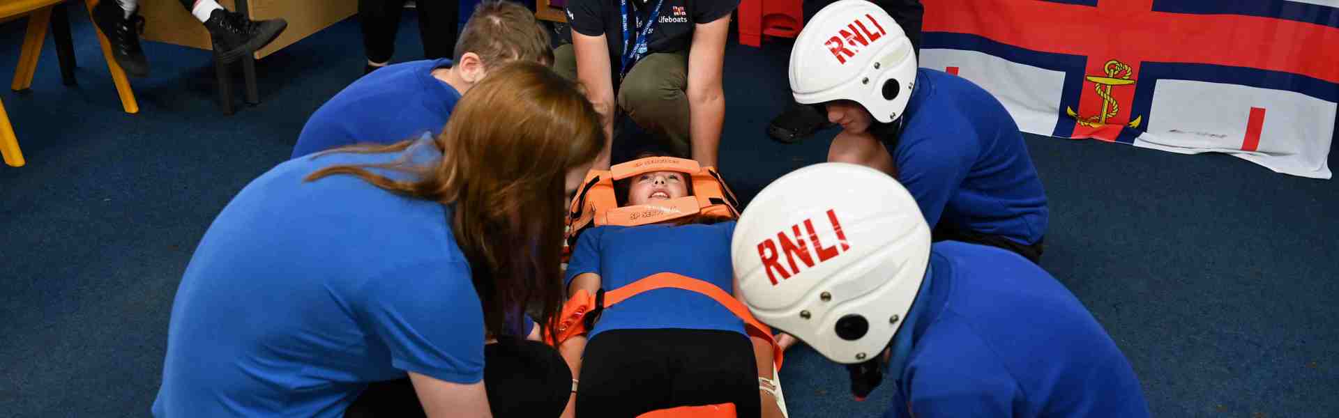 The RNLI’S Role Play Rescue Gave Pupils An Insight Into The Consequences Of Tombstoning (Web)