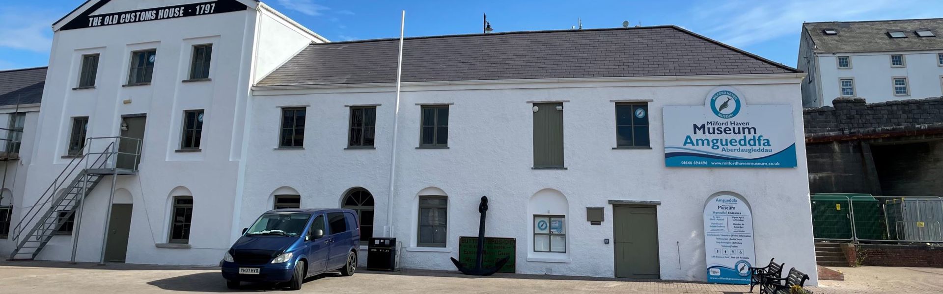 Milford Haven Museum after lime rendering