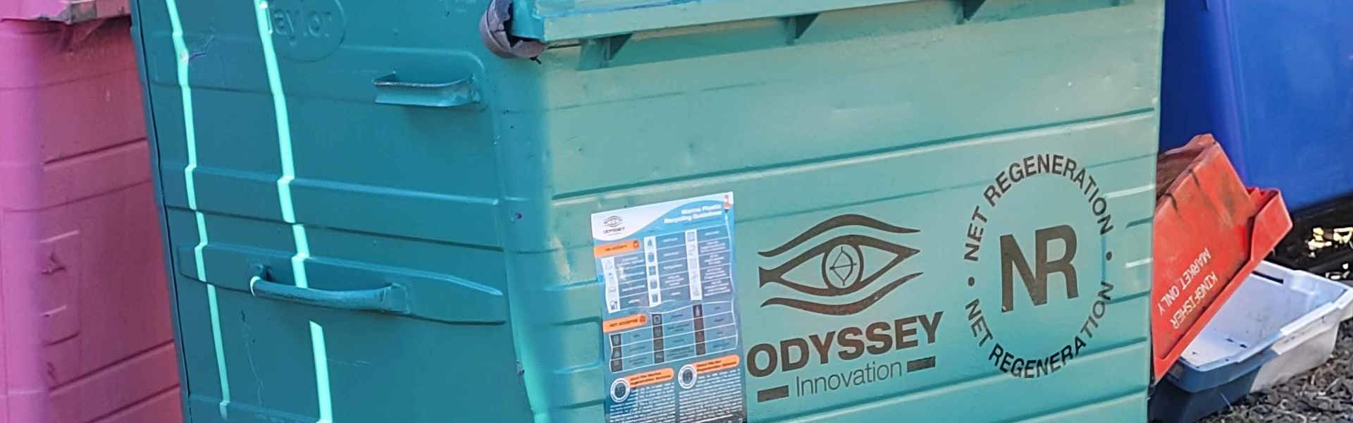 Net Generation Scheme Recycling Bin At Milford Fish Docks