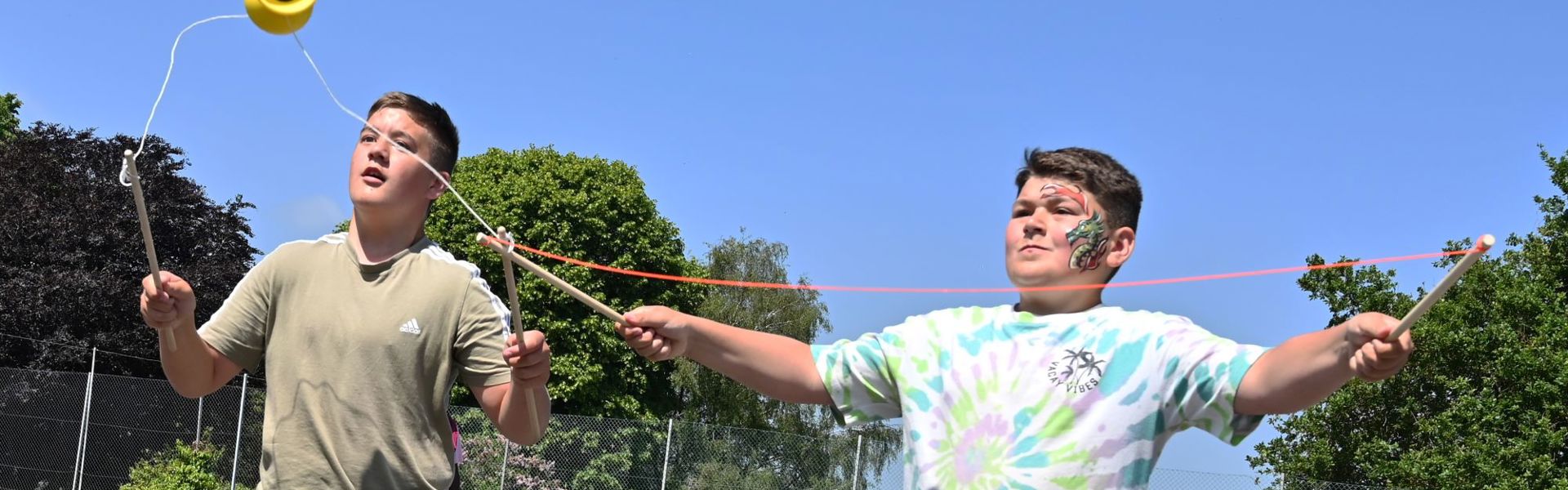 Young People Enjoyed Activities Such As Circus Skills During @The Park Web