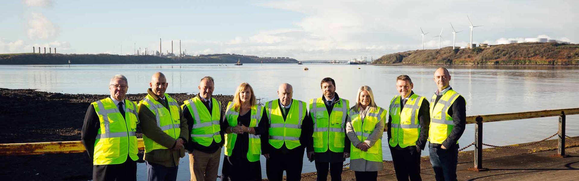 Chair Of The Celtic Freeport Bid Consortium Roger Maggs MBE Was Taken On A Tour Of Multiple Sites Across The Port Of Milford Haven And Heard How The Milford Haven Waterway Could Play