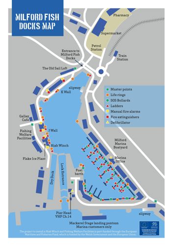Map of Milford Fish Docks