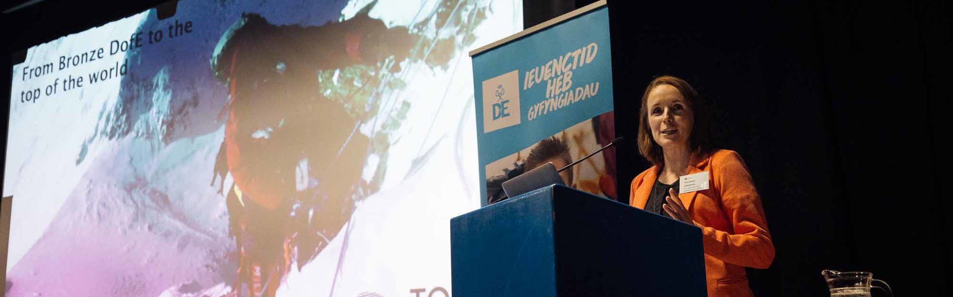 embrokeshire Born Adventurer Tori James Gave An Inspirational Speech At The Dofe Wales Business Tea Sponsored By The Port Of Milford Haven.