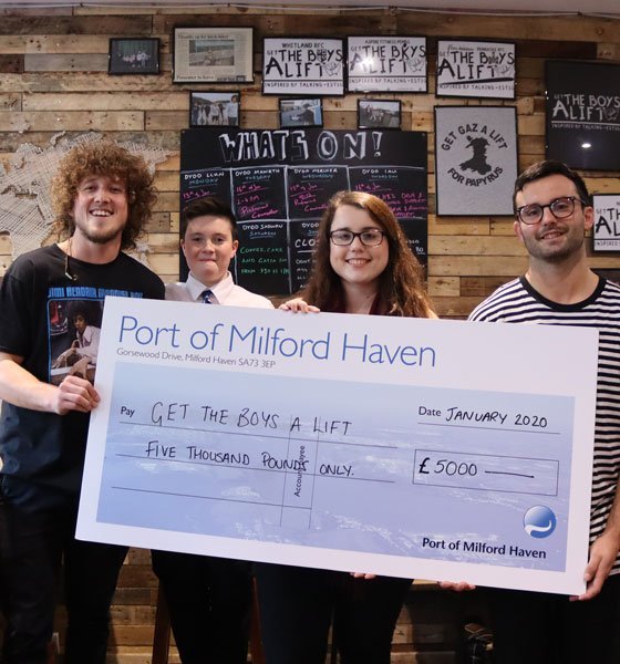 In 2020 we supported our communities through our Community Fund and raising money for our Charitable Cause of the Year, Get The Boys A Lift