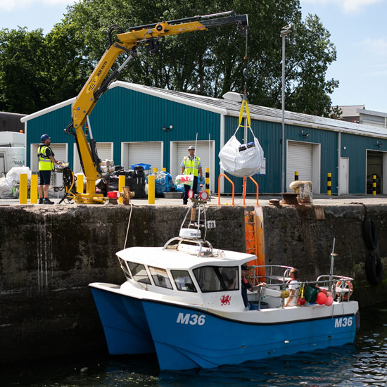 New equipment at Milford Fish Docks support safer operations for the fleet