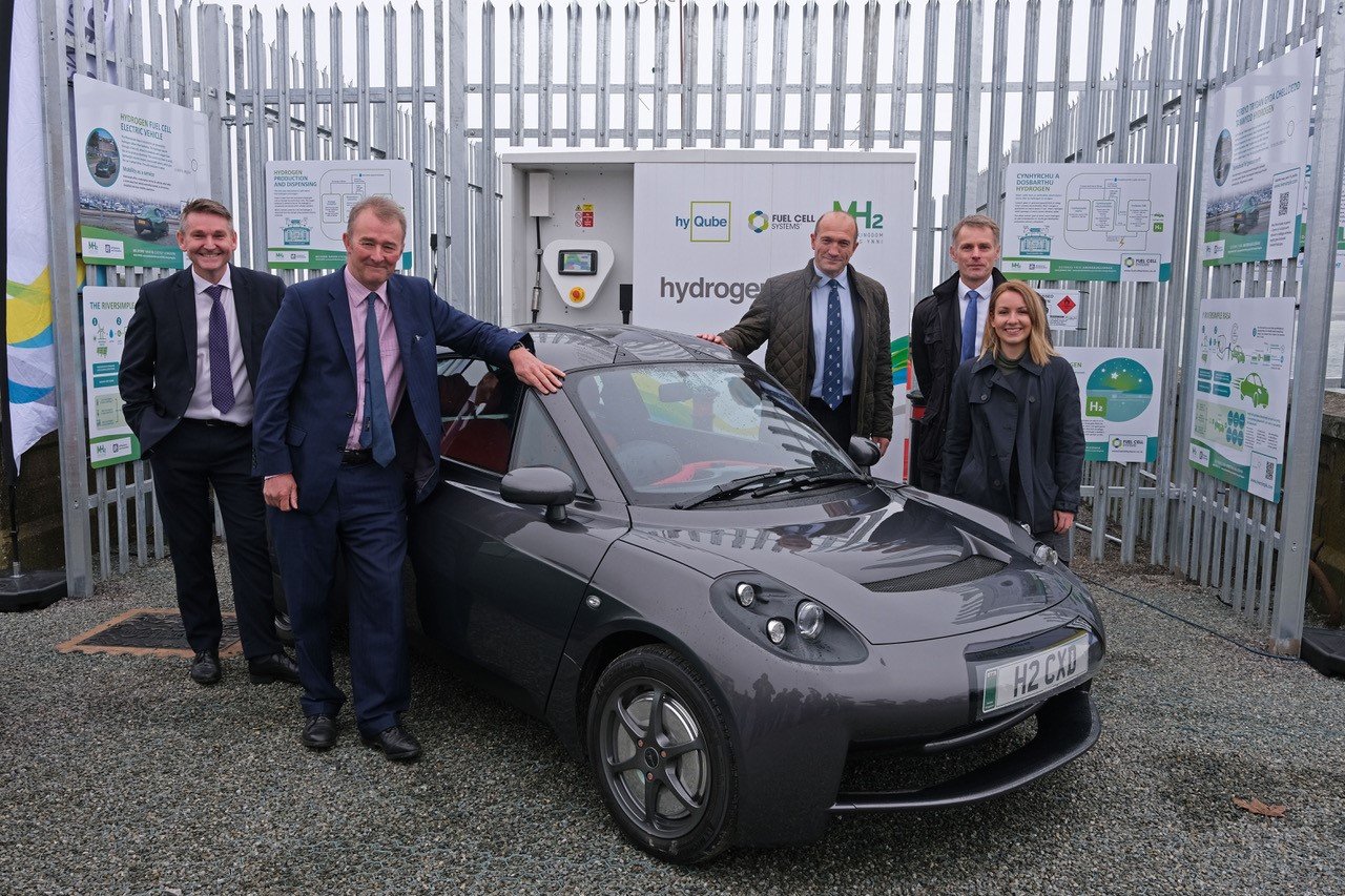 Hydrogen powered car demonstrated at Milford Waterfront