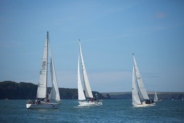 Sailing at the Milford Marina Weekend Regatta (Credit- Adrian Owens)