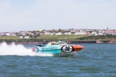 Pembrokeshire Panther in the water for the first time this week