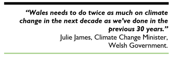Julie James, Climate Change Minister